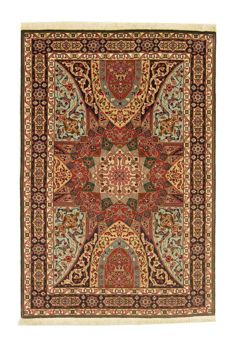 Alfombra Persa - Tabriz - Real - 151 x 102 cm - multicolor