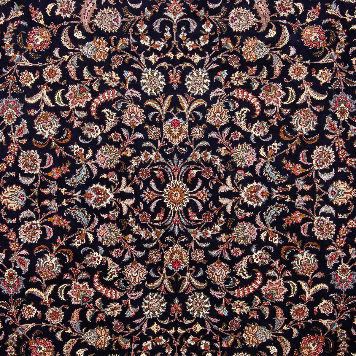 Alfombra Persa - Tabriz - Real - 308 x 252 cm - azul oscuro