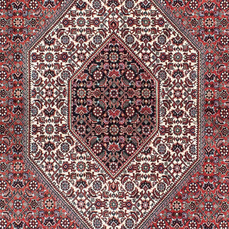 Alfombra persa - Bidjar - 214 x 127 cm - rojo claro
