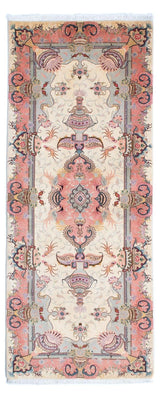 Alfombra de pasillo Alfombra Persa - Tabriz - Real - 203 x 80 cm - beige