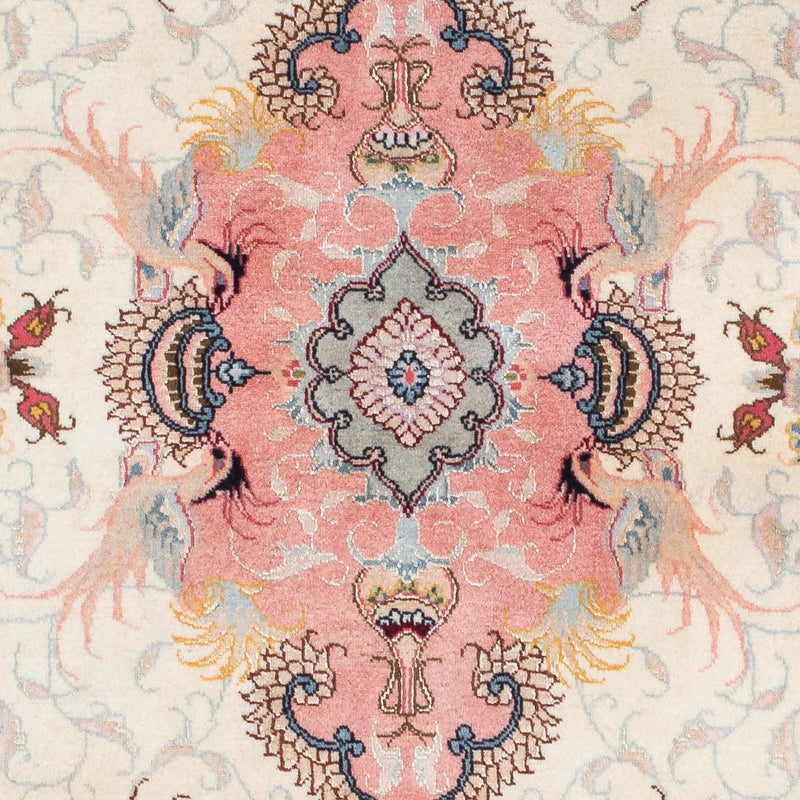 Alfombra de pasillo Alfombra Persa - Tabriz - Real - 203 x 80 cm - beige
