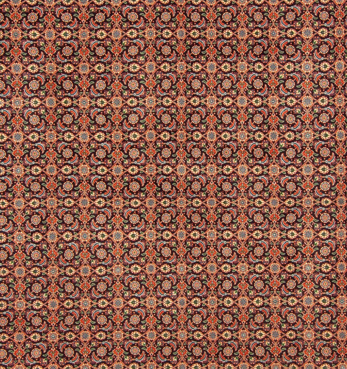 Alfombra persa - Tabriz - 252 x 201 cm - azul oscuro