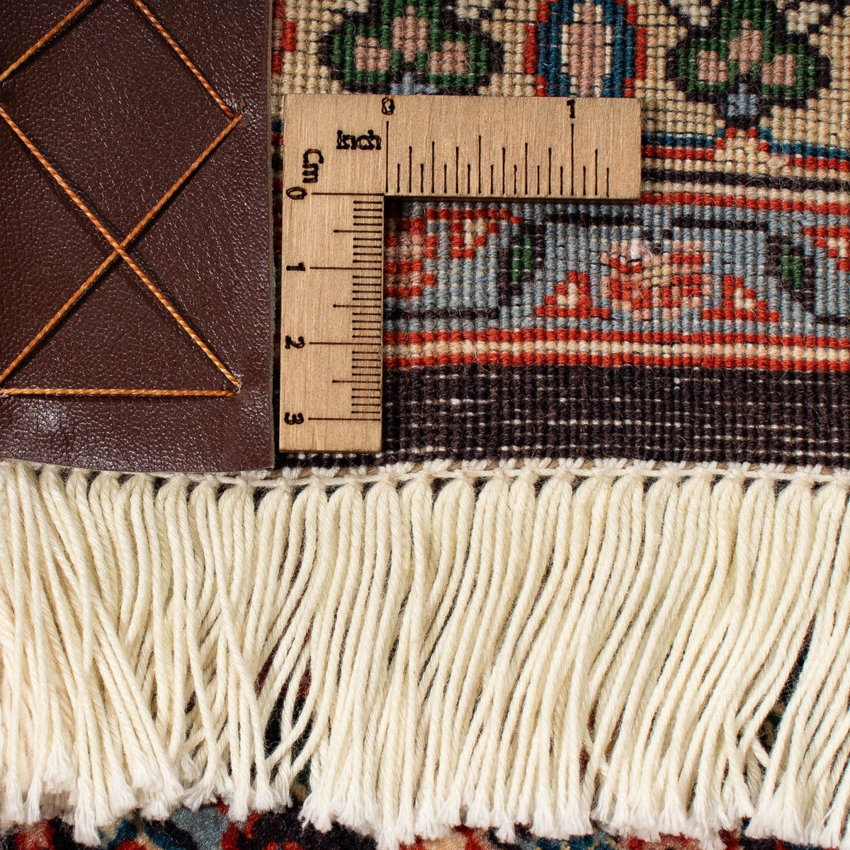 Alfombra persa - Tabriz - 252 x 201 cm - azul oscuro