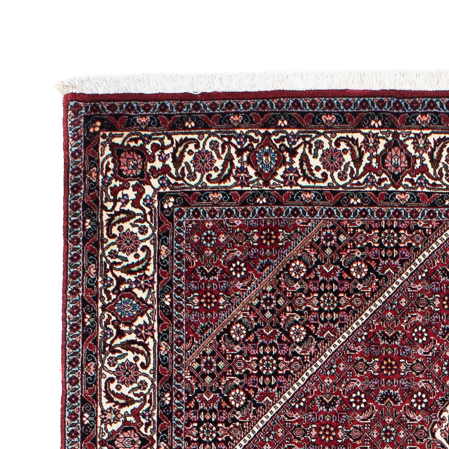 Alfombra persa - Bidjar - 209 x 132 cm - rojo claro
