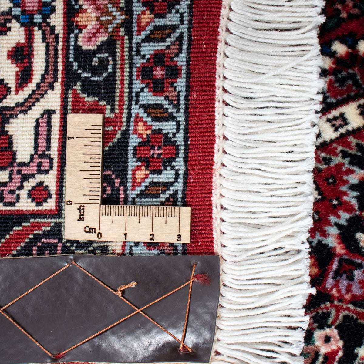 Alfombra persa - Bidjar - 209 x 132 cm - rojo claro