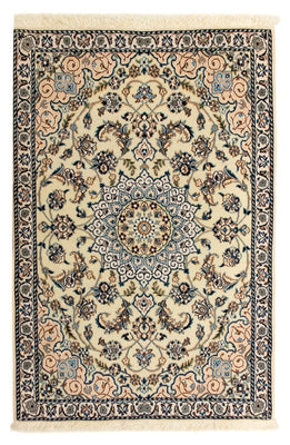Alfombra Persa - Nain - Real - 127 x 88 cm - beige