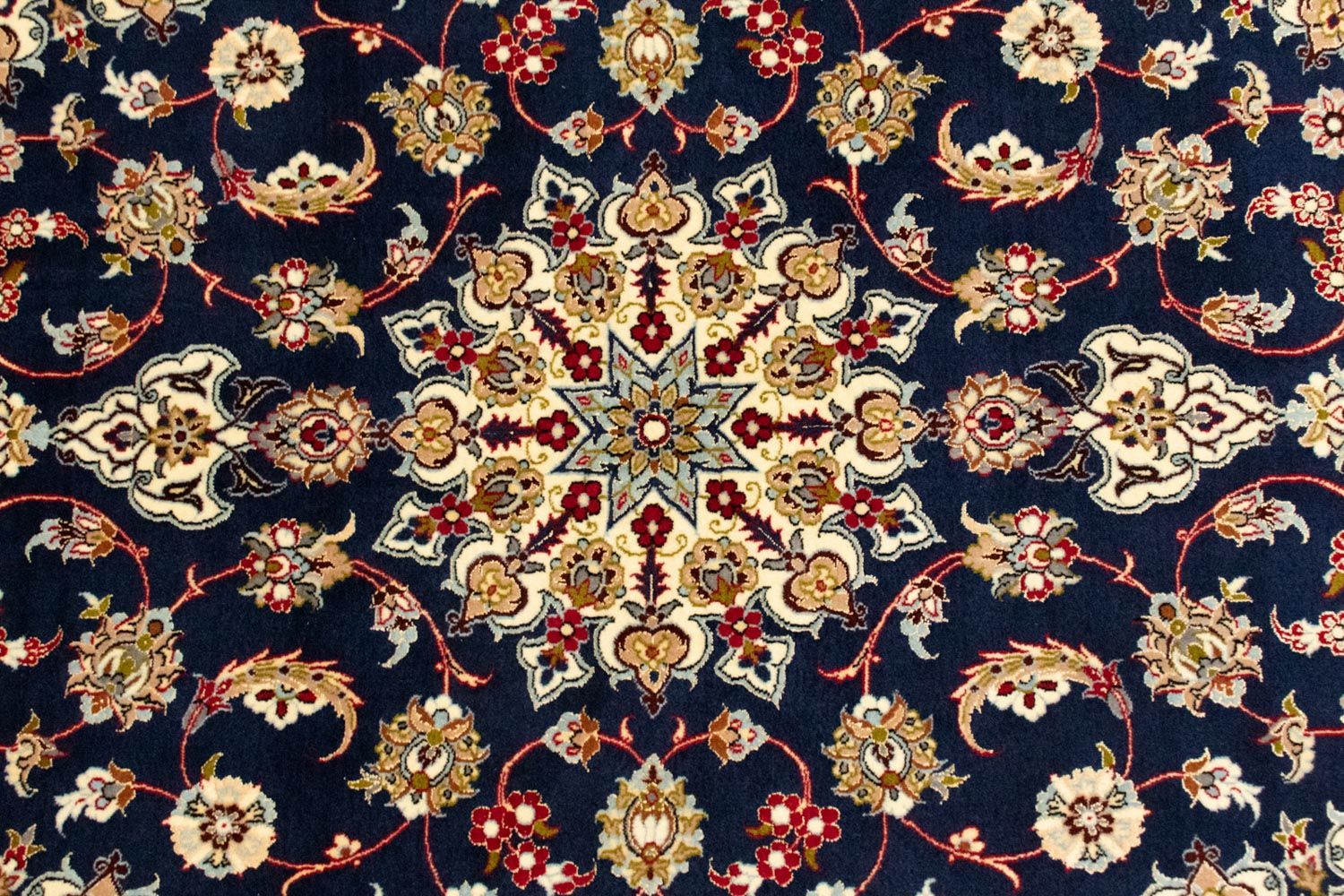 Alfombra Persa - Isfahan - Prima - 171 x 108 cm - azul oscuro