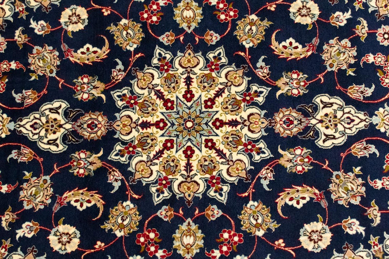 Alfombra Persa - Isfahan - Prima - 171 x 108 cm - azul oscuro