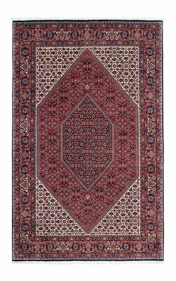 Alfombra persa - Bidjar - 210 x 134 cm - rojo claro