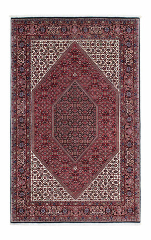 Alfombra persa - Bidjar - 210 x 134 cm - rojo claro