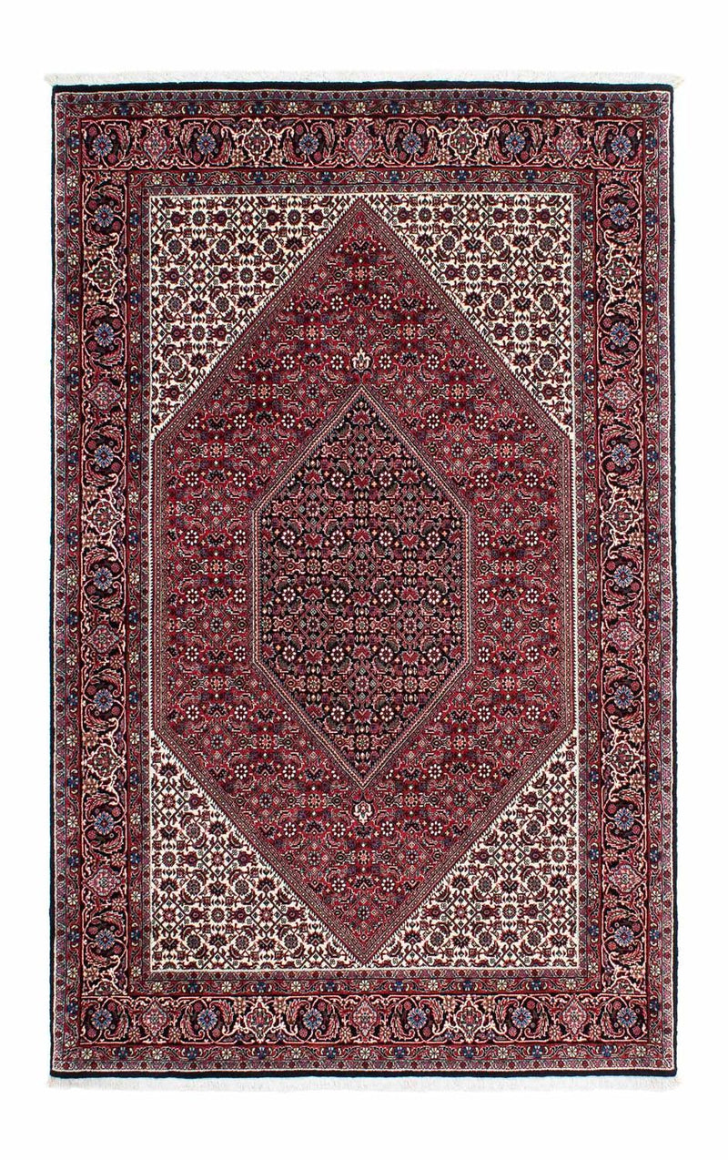 Alfombra persa - Bidjar - 210 x 134 cm - rojo claro