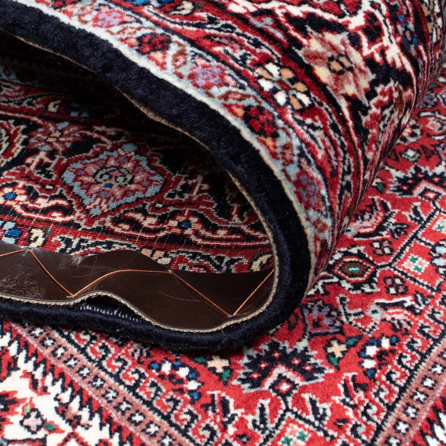 Alfombra persa - Bidjar - 210 x 134 cm - rojo claro