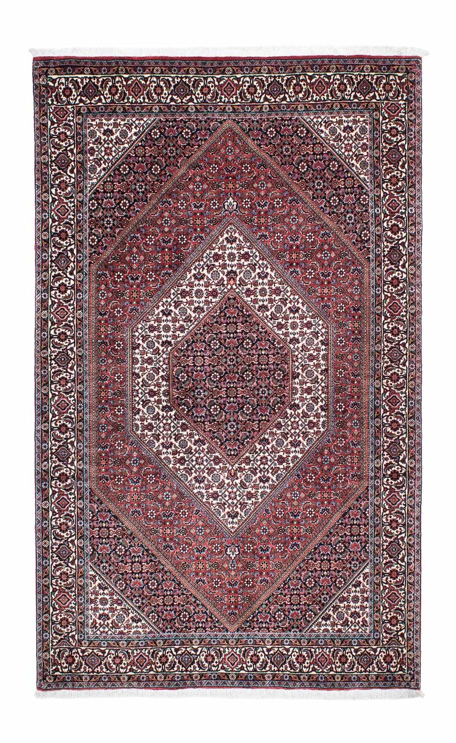 Alfombra persa - Bidjar - 214 x 131 cm - rojo claro