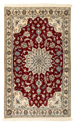 Alfombra Persa - Nain - Real - 139 x 82 cm - rojo