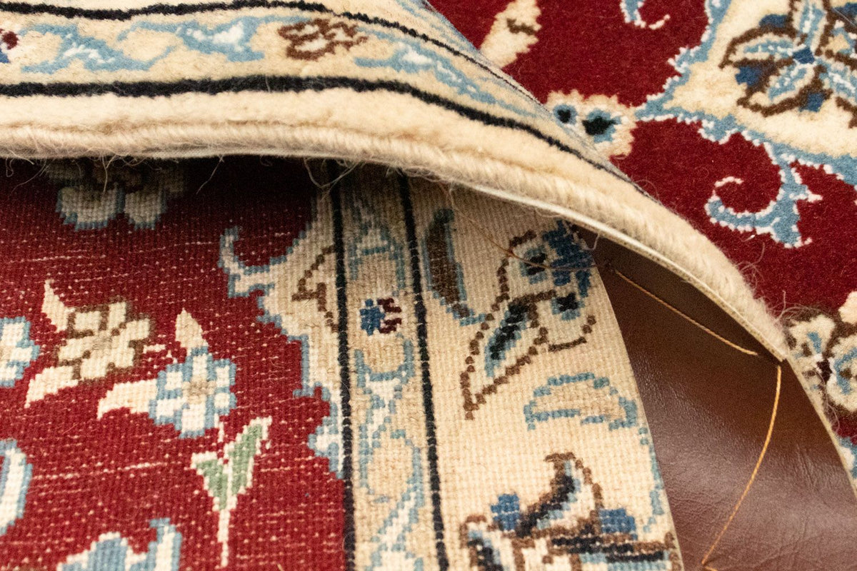 Alfombra Persa - Nain - Real - 139 x 82 cm - rojo