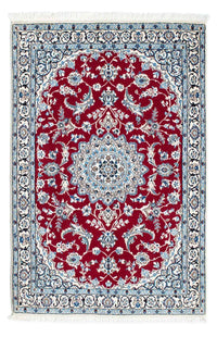 Alfombra Persa - Nain - Real - 169 x 113 cm - rojo oscuro