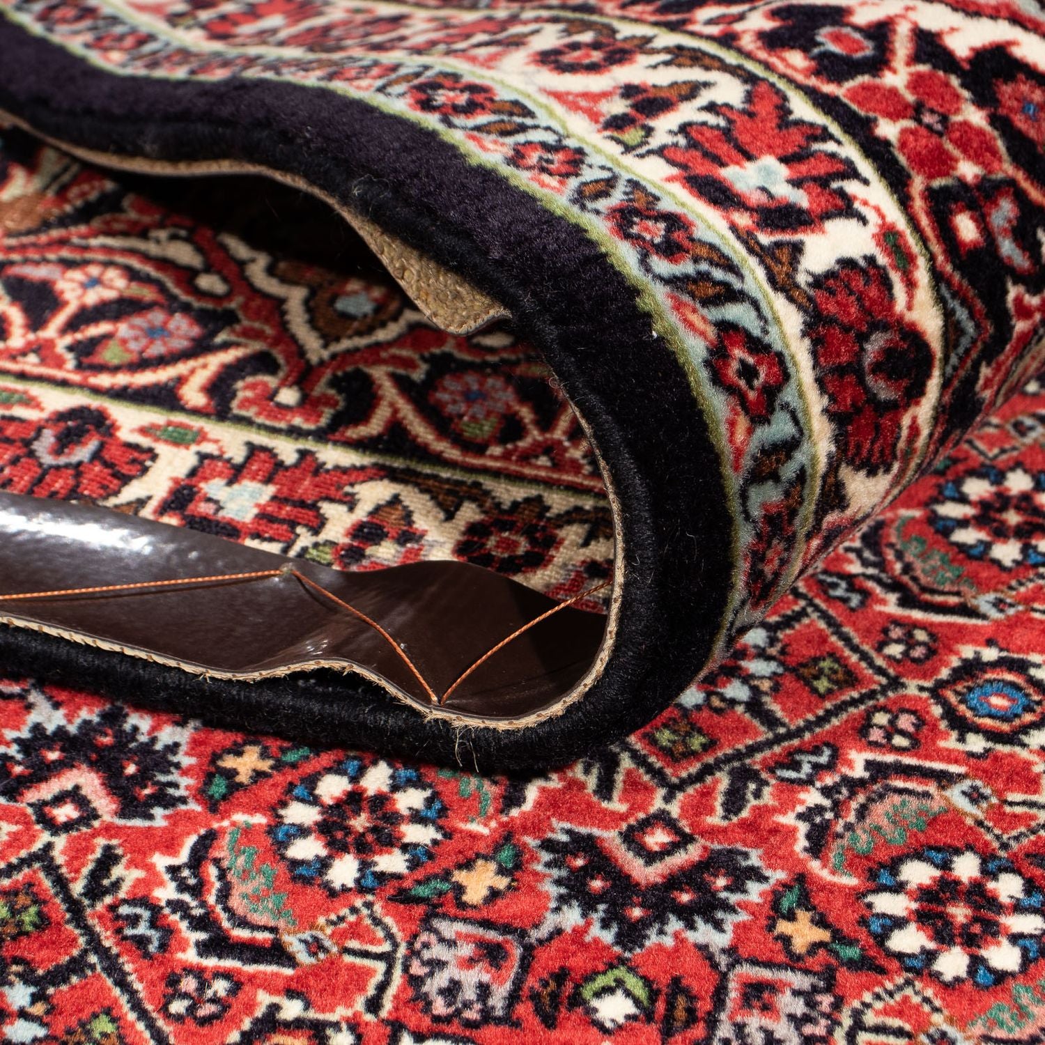 Alfombra persa - Bidjar - 300 x 206 cm - rojo claro