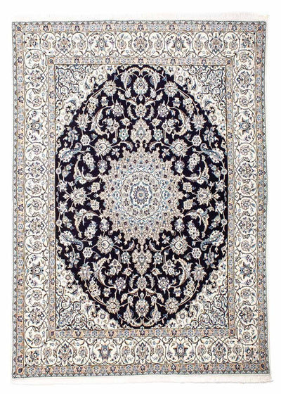 Nain - 9La Alfombra 200x251cm - Alfombra persa - azul oscuro