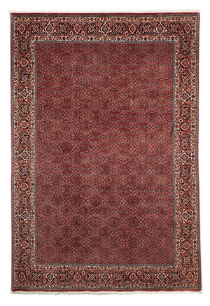 Alfombra persa - Bidjar - 299 x 202 cm - rojo oscuro