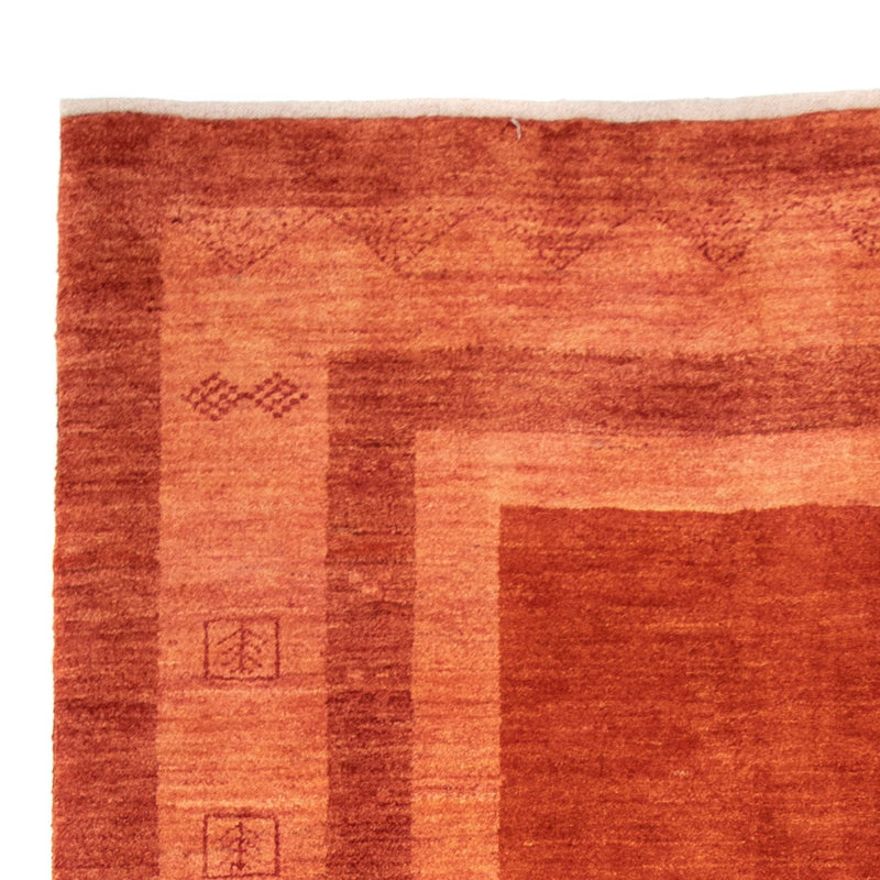 Alfombra Gabbeh - Persa - 242 x 170 cm - rojo oscuro