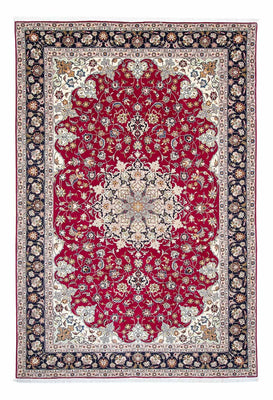 Alfombra Persa - Tabriz - Real - 300 x 203 cm - rojo oscuro