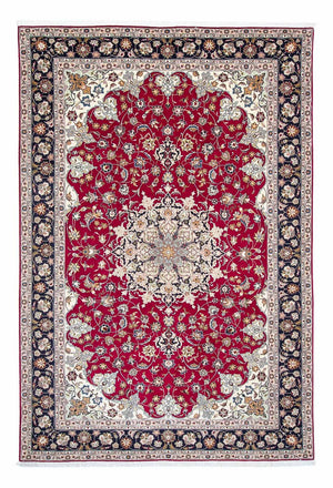 Alfombra Persa - Tabriz - Real - 300 x 203 cm - rojo oscuro