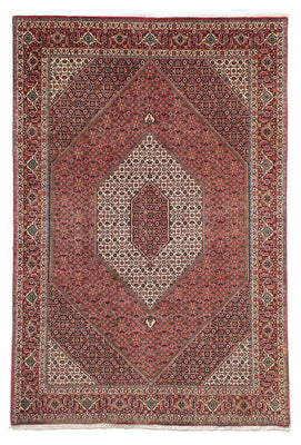 Alfombra persa - Bidjar - 293 x 203 cm - rojo claro