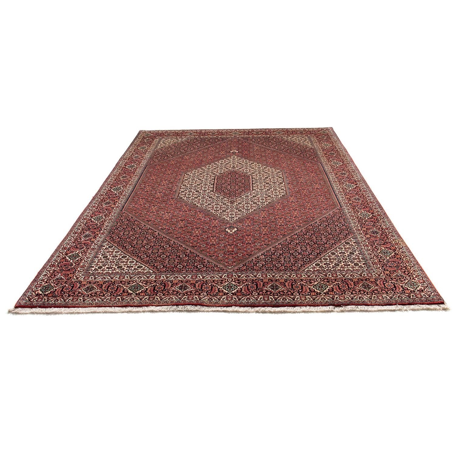 Alfombra persa - Bidjar - 293 x 203 cm - rojo claro