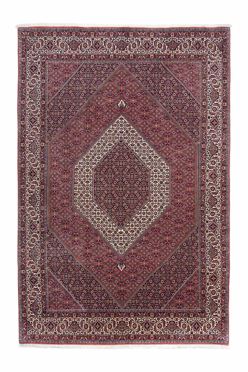 Alfombra persa - Bidjar - 302 x 202 cm - rojo claro