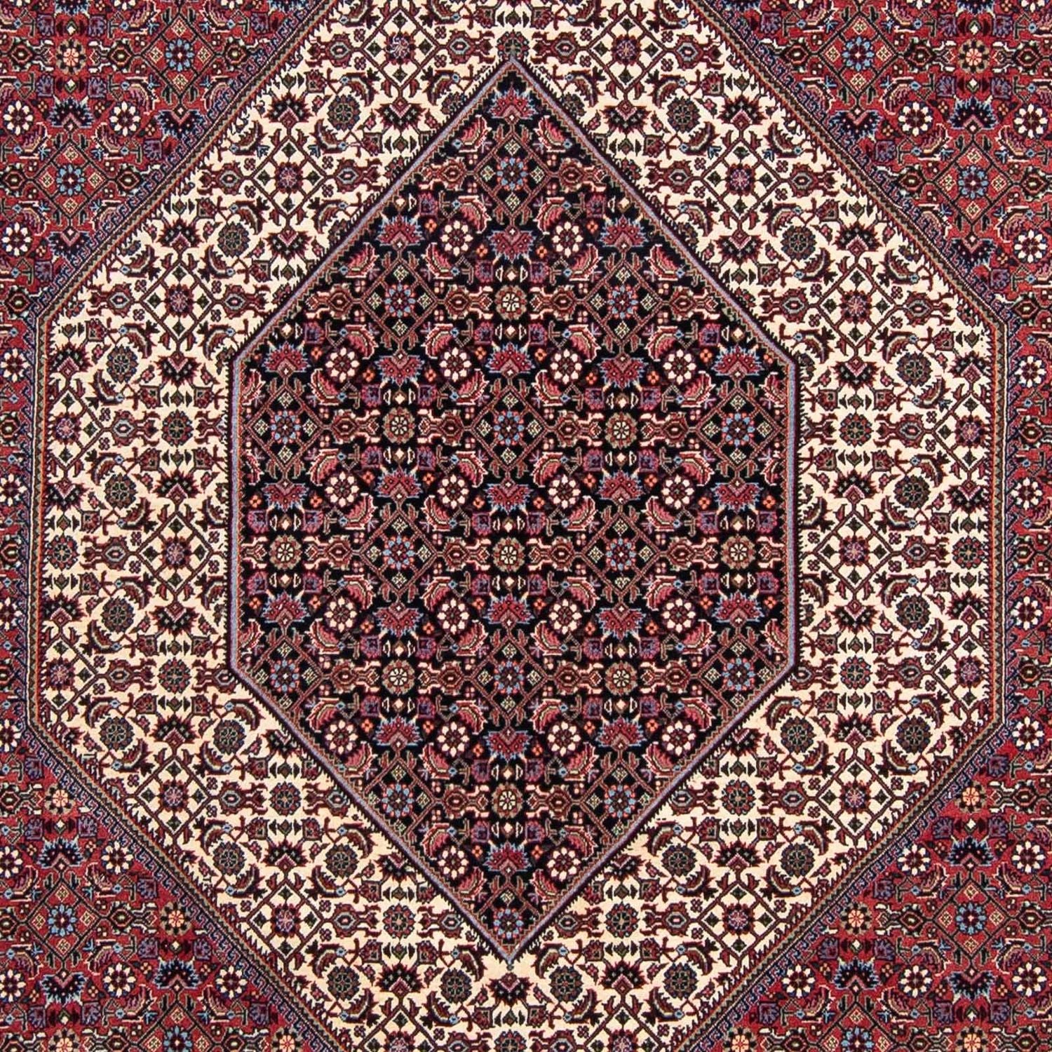 Alfombra persa - Bidjar - 302 x 202 cm - rojo claro