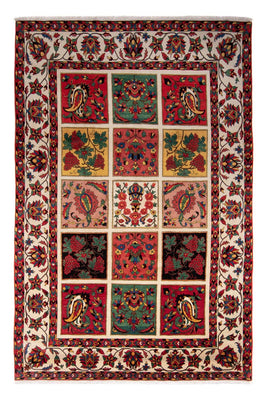 Alfombra persa - Nómada - 377 x 252 cm - rojo oscuro