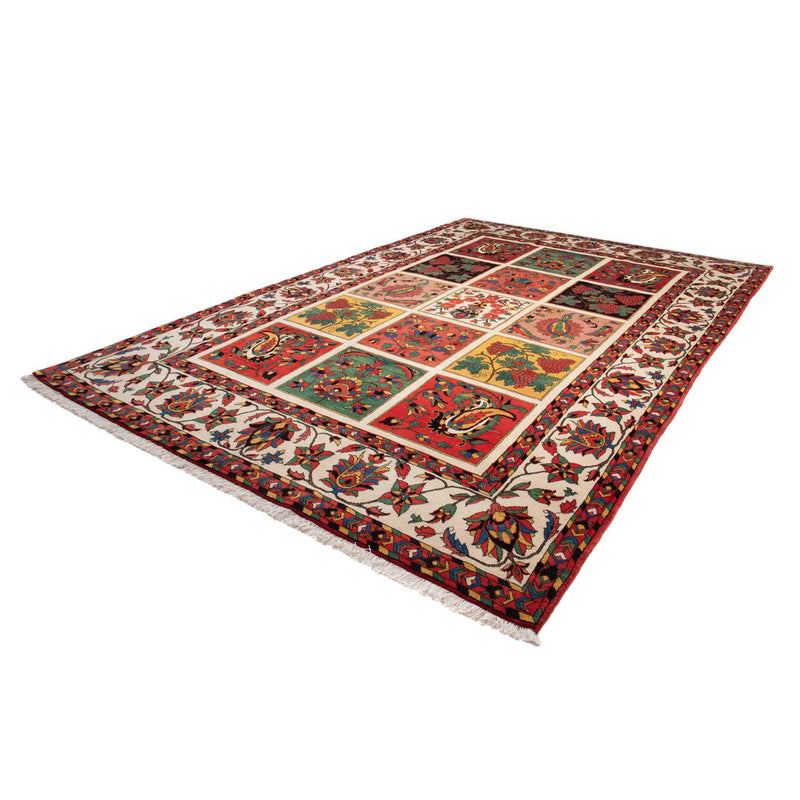Alfombra persa - Nómada - 377 x 252 cm - rojo oscuro