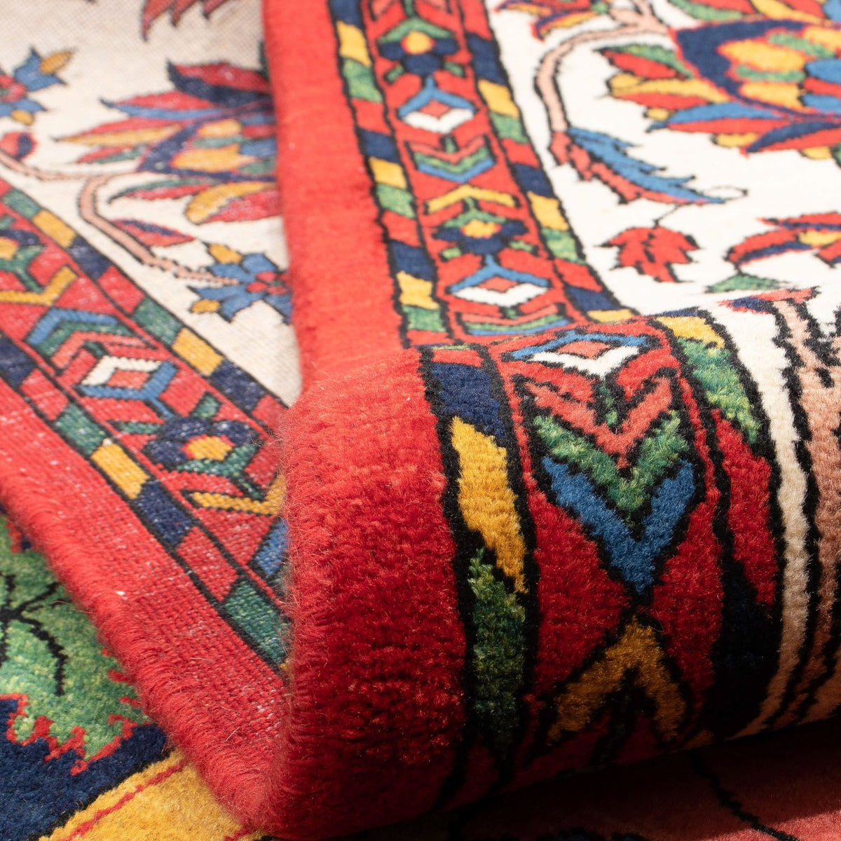 Alfombra persa - Nómada - 361 x 246 cm - rojo oscuro