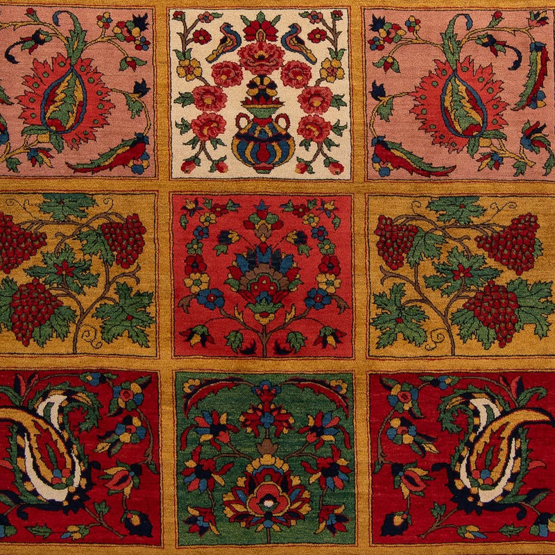 Alfombra persa - Nómada - 335 x 250 cm - rojo oscuro