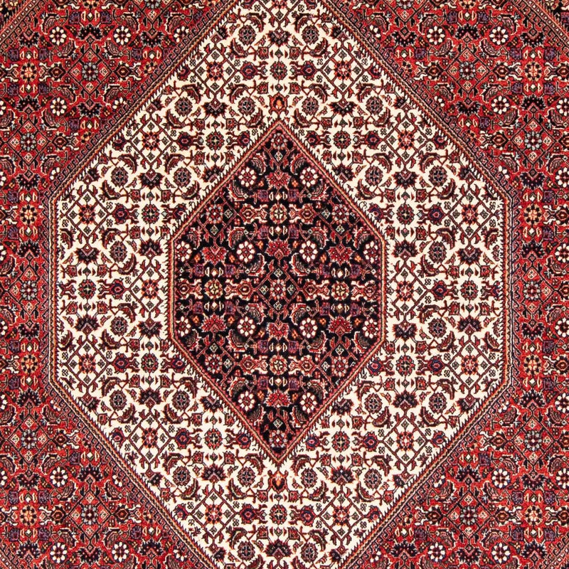 Alfombra persa - Bidjar - 236 x 169 cm - rojo oscuro