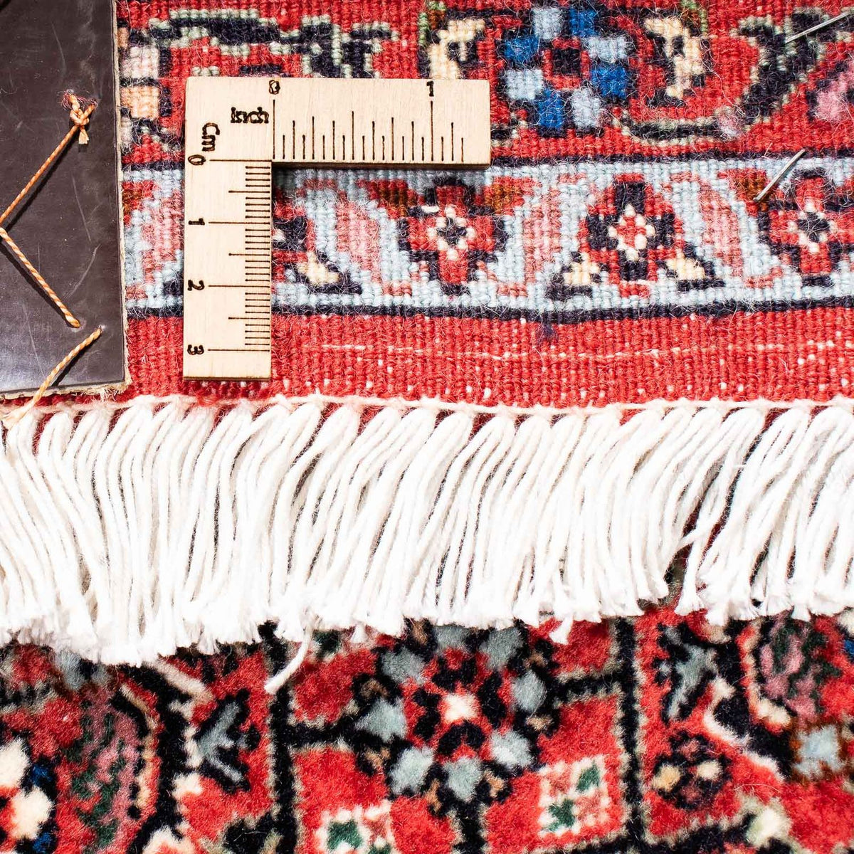 Alfombra persa - Bidjar - 236 x 169 cm - rojo oscuro