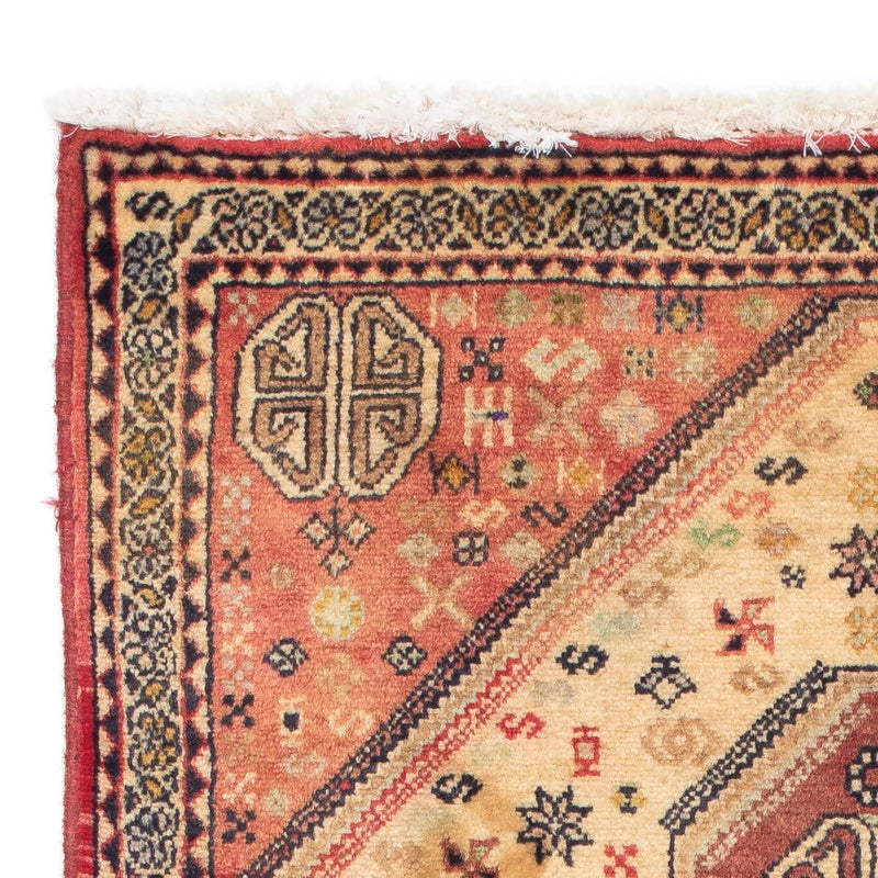 Alfombra persa - Nómada - 122 x 73 cm - rojo claro