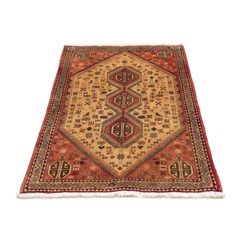 Alfombra persa - Nómada - 122 x 73 cm - rojo claro