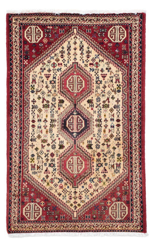 Alfombra persa - Nómada - 123 x 75 cm - rojo claro