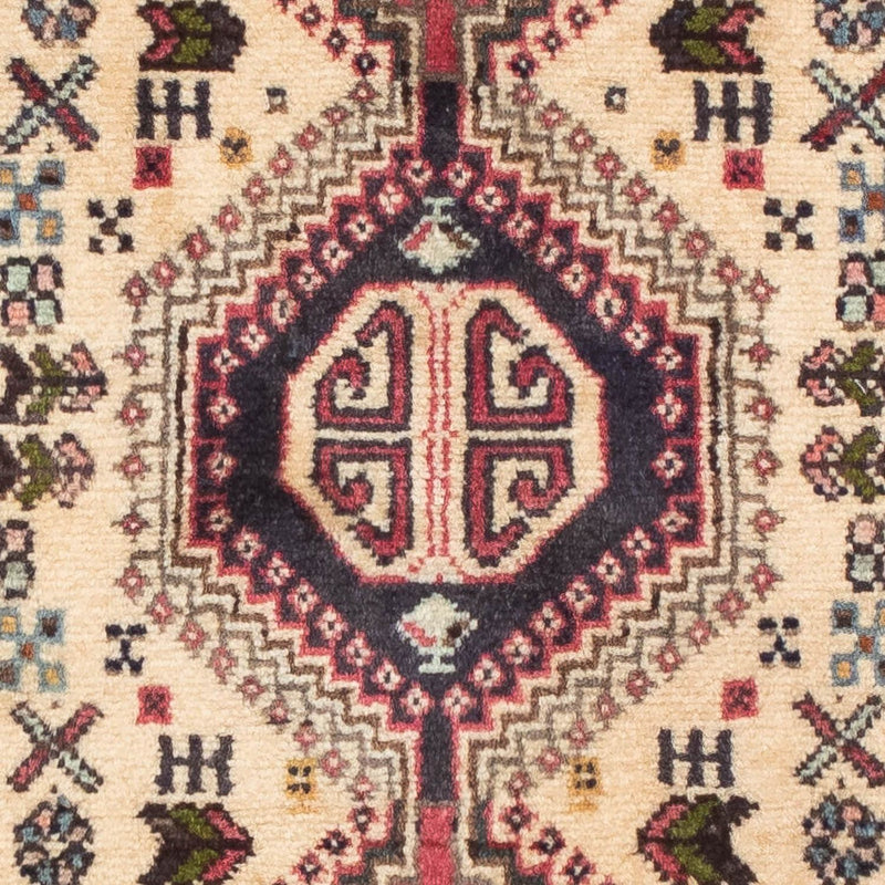 Alfombra persa - Nómada - 123 x 75 cm - rojo claro