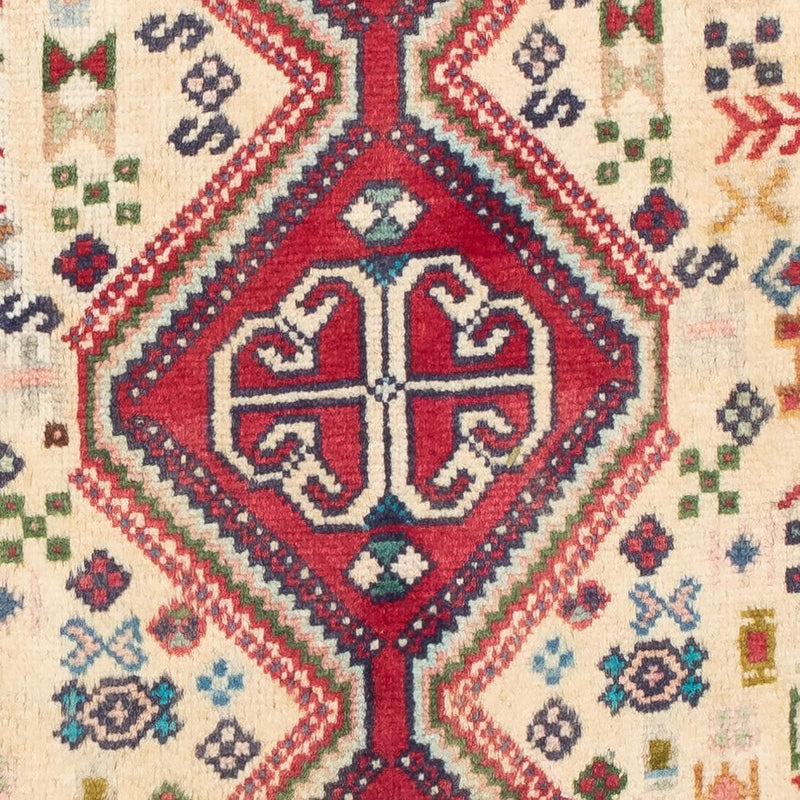 Alfombra persa - Nómada - 123 x 75 cm - rojo claro