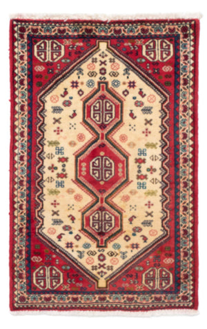 Alfombra persa - Nómada - 117 x 74 cm - rojo claro