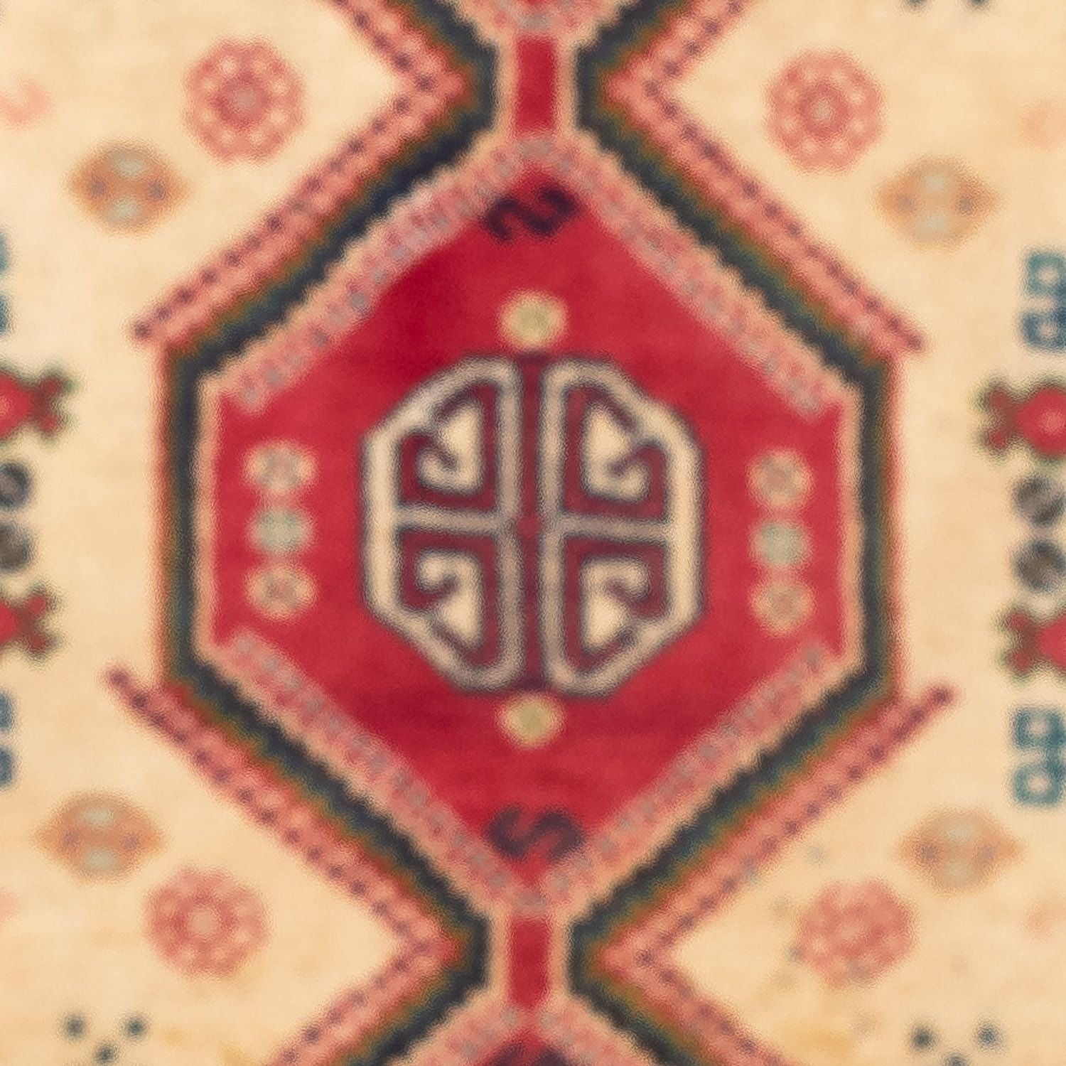 Alfombra persa - Nómada - 117 x 74 cm - rojo claro
