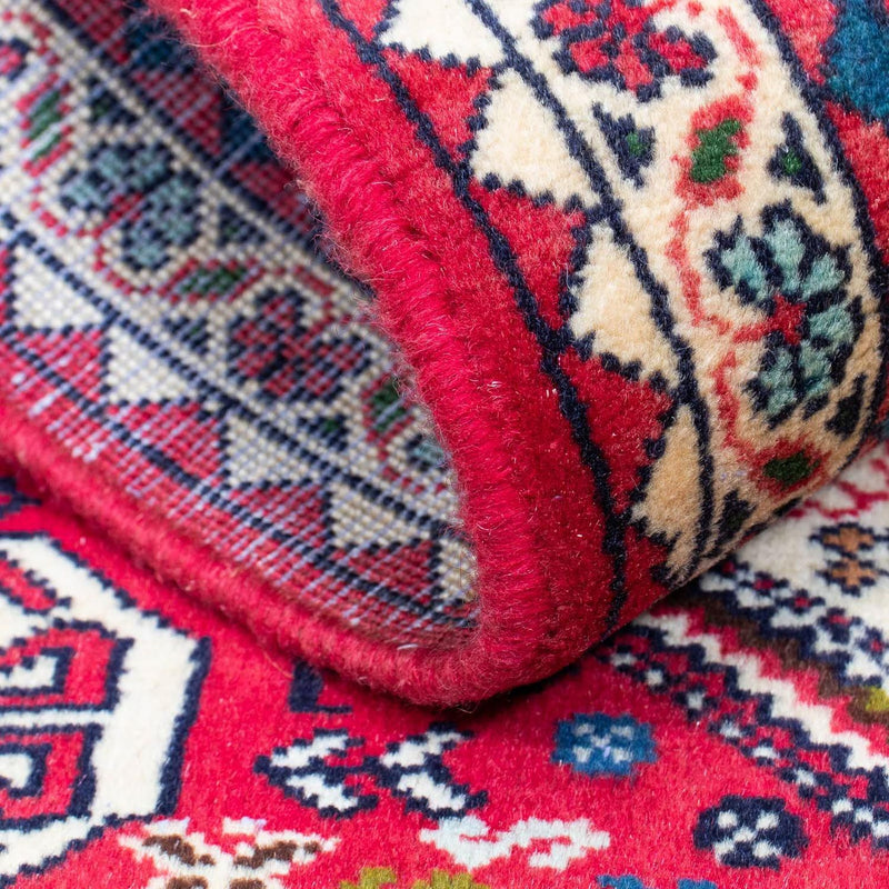 Alfombra persa - Nómada - 117 x 74 cm - rojo claro