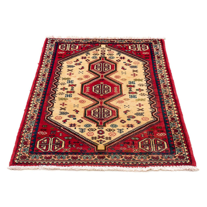 Alfombra persa - Nómada - 117 x 74 cm - rojo claro