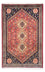 Alfombra persa - Nómada - 123 x 78 cm - rojo claro