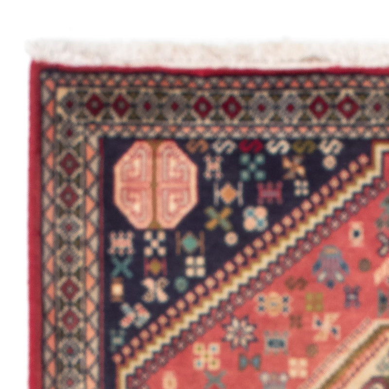 Alfombra persa - Nómada - 123 x 78 cm - rojo claro