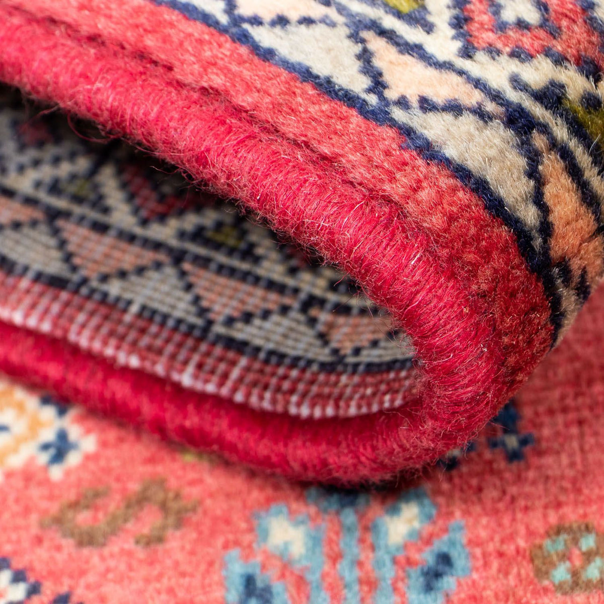 Alfombra persa - Nómada - 123 x 78 cm - rojo claro