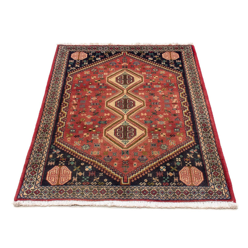 Alfombra persa - Nómada - 123 x 78 cm - rojo claro