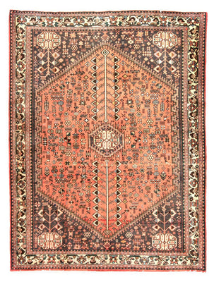 Alfombra persa - Nómada - 191 x 149 cm - rojo